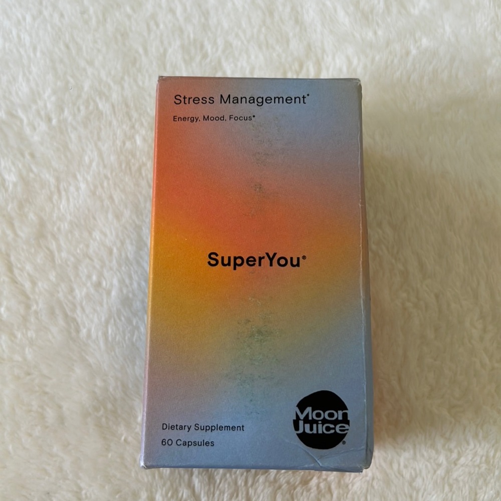 Brand New SuperYou Moon Juice Stress Management Capsules